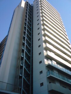 超高層マンションのひとつ。w
