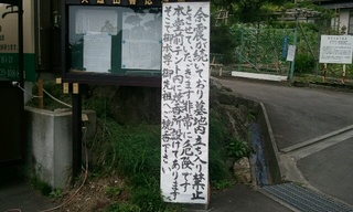 現地まで行ってから、お墓参りできないと知った。。。