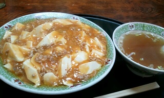 大好きな川平飯店の麻婆中華飯♪