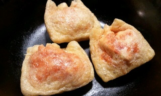 超弱火でじっくりと焼いていく。