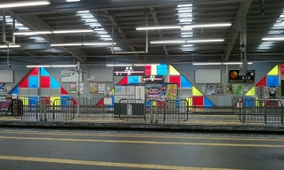 蒲田駅のカラフルさが素敵だった♪